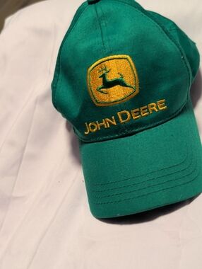 John Deere Green Baseball Cap with Yellow Logo